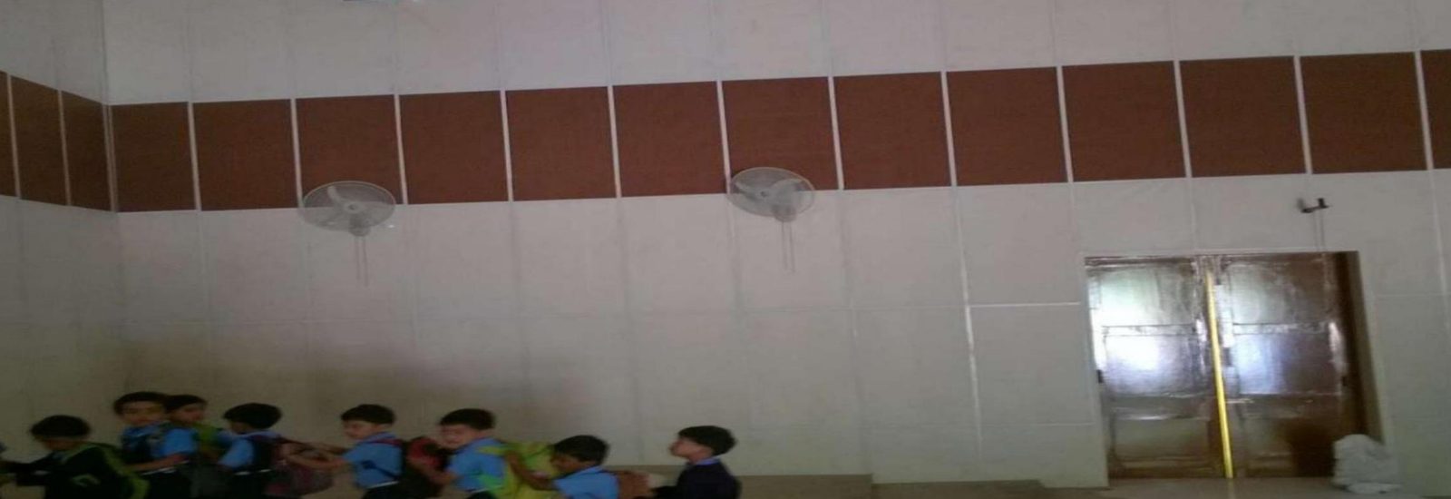 Air Force School Auditorium — Acoustic wall treatment