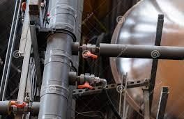 K-Flex insulation on industrial piping